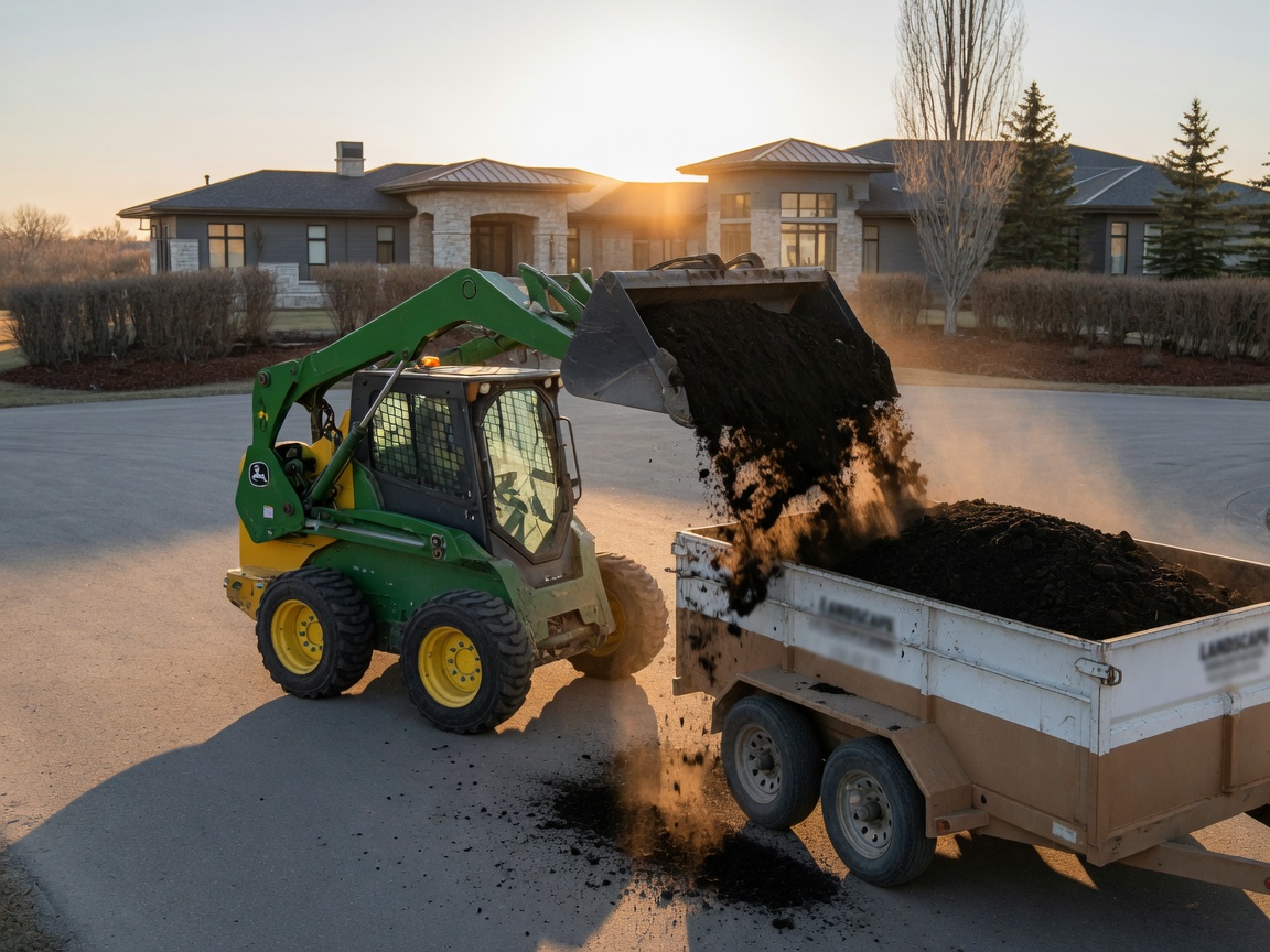 Topsoil on and off the lot